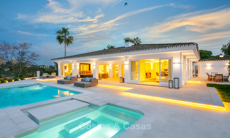 Magnificent renovated luxury villa for sale, front line golf Las Brisas - Nueva Andalucia, Marbella 9627
