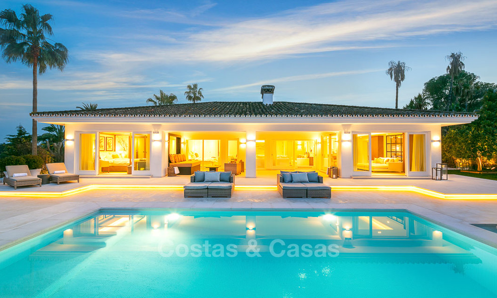 Magnificent renovated luxury villa for sale, front line golf Las Brisas - Nueva Andalucia, Marbella 9628