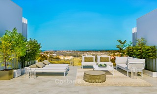 New contemporary semi-detached villas with stunning sea views for sale, front line golf, Sotogrande, Costa del Sol 9930 