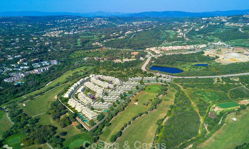 New contemporary semi-detached villas with stunning sea views for sale, front line golf, Sotogrande, Costa del Sol 9936