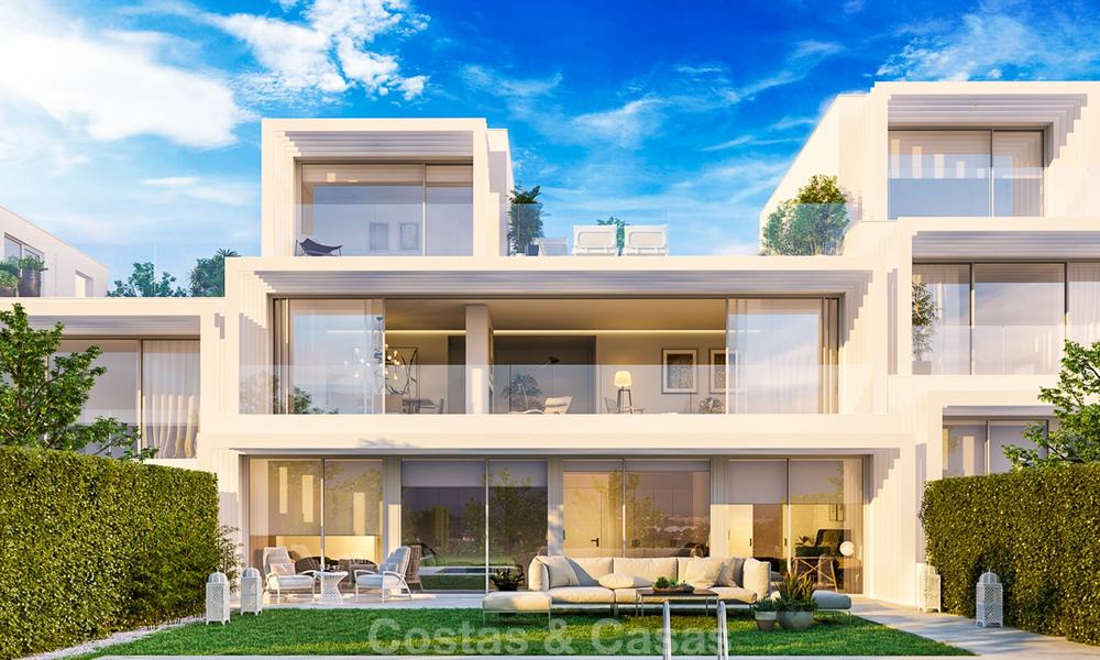 New contemporary semi-detached villas with stunning sea views for sale, front line golf, Sotogrande, Costa del Sol 9942
