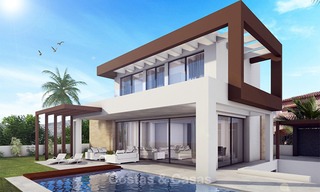 Beautiful new-built contemporary luxury villas with sea views for sale - Mijas, Costa del Sol 9958 