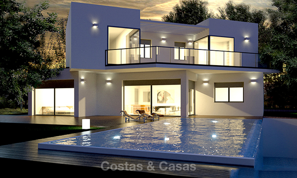 Beautiful new-built contemporary luxury villas with sea views for sale - Mijas, Costa del Sol 9960
