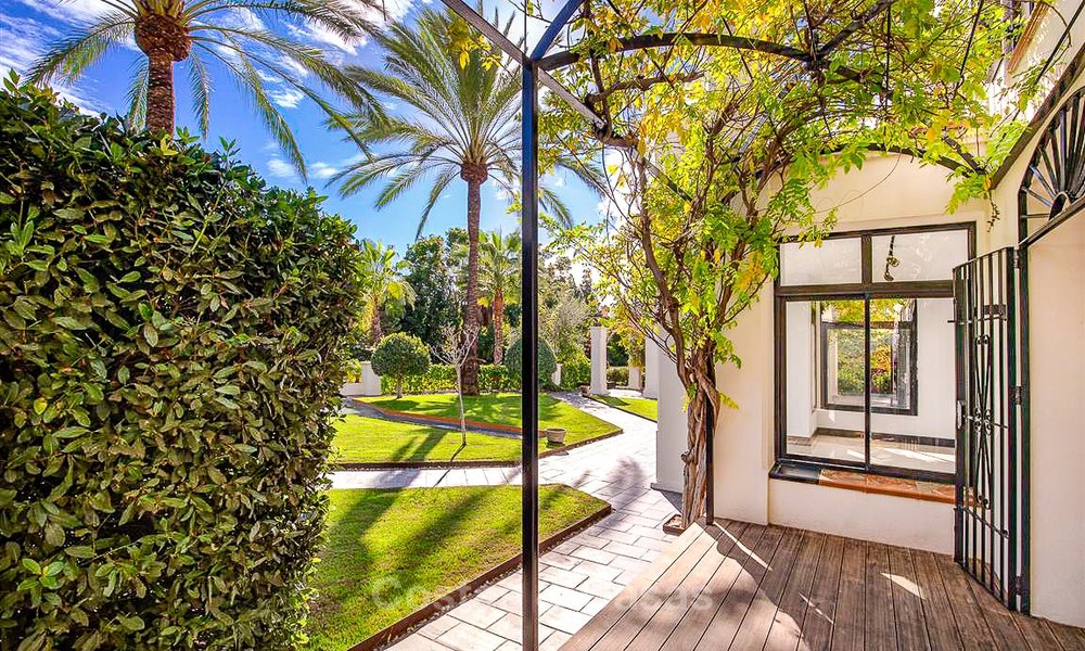 Palatial Mediterranean style villa for sale in a prestigious beachside residential area, Guadalmina Baja, Marbella 9971