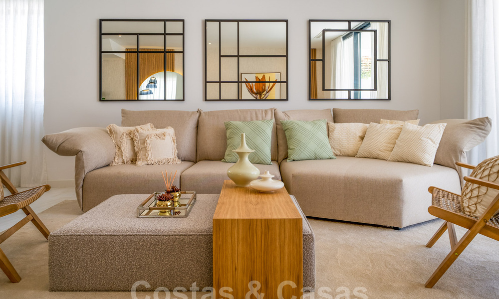 Stylish new semi-detached luxury villas for sale, New Golden Mile, Marbella - Estepona. Almost ready. Last houses! 35248