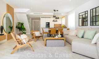Stylish new semi-detached luxury villas for sale, New Golden Mile, Marbella - Estepona. Almost ready. Last houses! 35261 