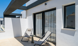 Stylish new semi-detached luxury villas for sale, New Golden Mile, Marbella - Estepona. Almost ready. Last houses! 35267 