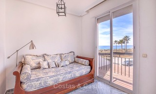Spacious semi-detached house with magnificent sea views for sale, in a prestigious beach front complex - East Marbella 10047 