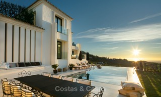 Sumptuous fully renovated villa with magnificent sea views for sale in El Madroñal, Benahavis - Marbella 10075 