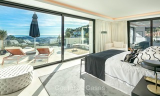 Sumptuous fully renovated villa with magnificent sea views for sale in El Madroñal, Benahavis - Marbella 10082 