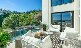 Sumptuous fully renovated villa with magnificent sea views for sale in El Madroñal, Benahavis - Marbella 10088 