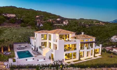 Sumptuous fully renovated villa with magnificent sea views for sale in El Madroñal, Benahavis - Marbella 10089