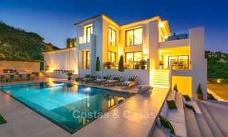 Sumptuous fully renovated villa with magnificent sea views for sale in El Madroñal, Benahavis - Marbella 10094 