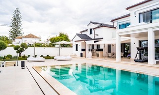 Exceptional, fully renovated beachside villa for sale on the prestigious Golden Mile, Marbella 10138 
