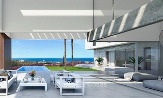 Brand new contemporary luxury villa with panoramic sea views for sale, in an exclusive golf resort, Benahavis - Marbella 10098 