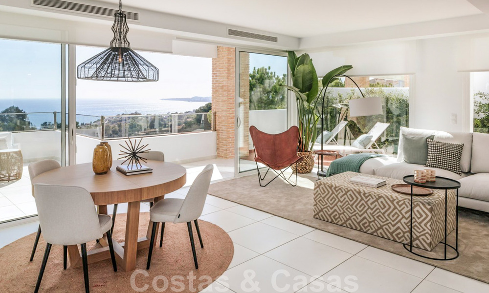 Spacious modern exclusive villas with amazing panoramic sea views for sale - Benalmadena, Costa del Sol 26501