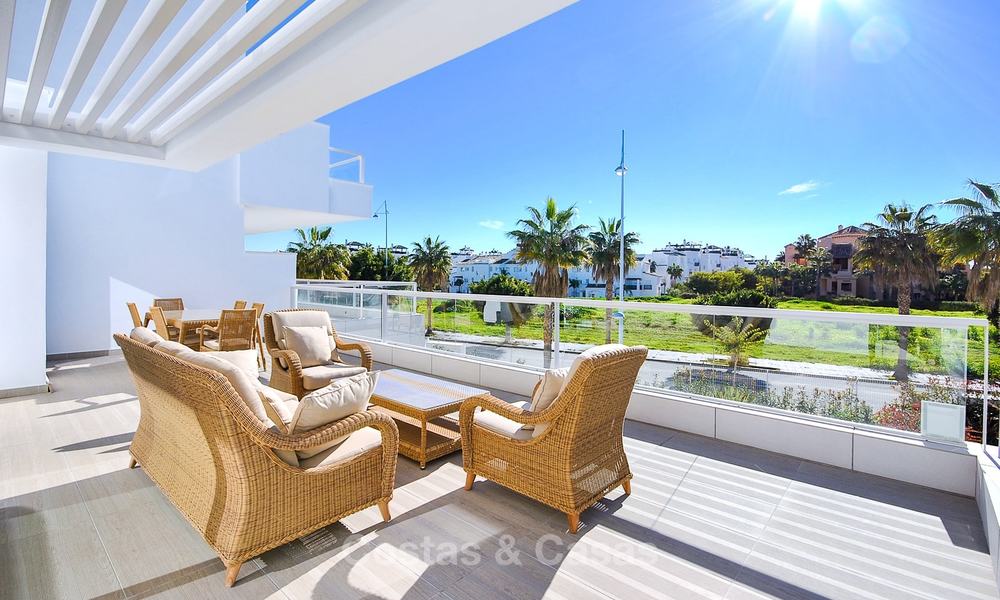 Ready to move in brand new beachside modern penthouse apartment for sale, walking distance from the beach and town centre - San Pedro, Marbella 10199