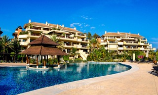 Spectacular frontline beach duplex apartment for sale, in an extraordinary complex, Puerto Banus, Marbella. 10227 