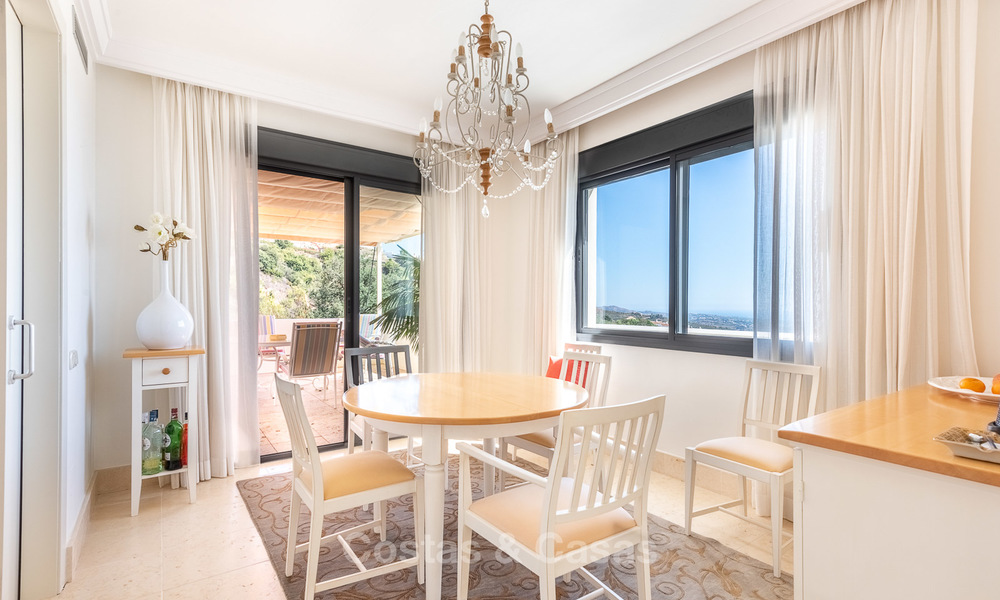 Impressive luxury modern penthouse apartment with panoramic sea views for sale, Marbella East 10286