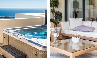 Impressive luxury modern penthouse apartment with panoramic sea views for sale, Marbella East 10289 