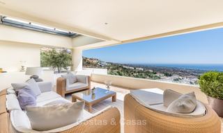 Impressive luxury modern penthouse apartment with panoramic sea views for sale, Marbella East 10292 