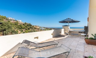 Impressive luxury modern penthouse apartment with panoramic sea views for sale, Marbella East 10297 