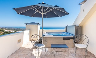 Impressive luxury modern penthouse apartment with panoramic sea views for sale, Marbella East 10298 