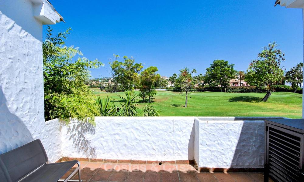Adorable fully refurbished frontline golf townhouse for sale in Nueva Andalucia´s golf valley, Marbella 10472