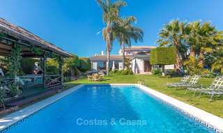 Andalusian style villa in an upscale golf urbanisation for sale, walking distance to amenities - Golf Valley, Nueva Andalucía, Marbella 10489 