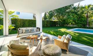 Spectacular new-built contemporary beachside villa for sale, ready to move in, Marbella - Estepona East 10501 