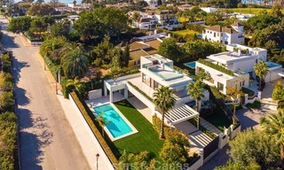 Spectacular new-built contemporary beachside villa for sale, ready to move in, Marbella - Estepona East 10502 