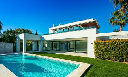 Spectacular new-built contemporary beachside villa for sale, ready to move in, Marbella - Estepona East 10505