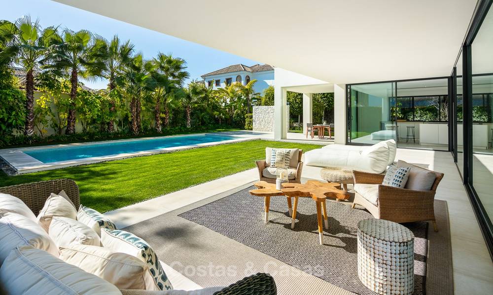 Spectacular new-built contemporary beachside villa for sale, ready to move in, Marbella - Estepona East 10510