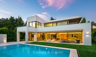 Spectacular new-built contemporary beachside villa for sale, ready to move in, Marbella - Estepona East 10524 