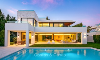Spectacular new-built contemporary beachside villa for sale, ready to move in, Marbella - Estepona East 10525 