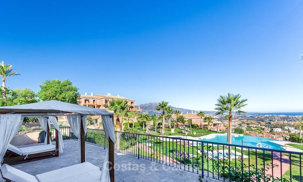 Luxury penthouse apartment with amazing panoramic sea and mountain views for sale, Benahavis, Marbella 10548