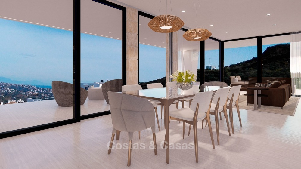 Distinguished new contemporary villa with amazing sea views for sale, Mijas, Costa del Sol 10615