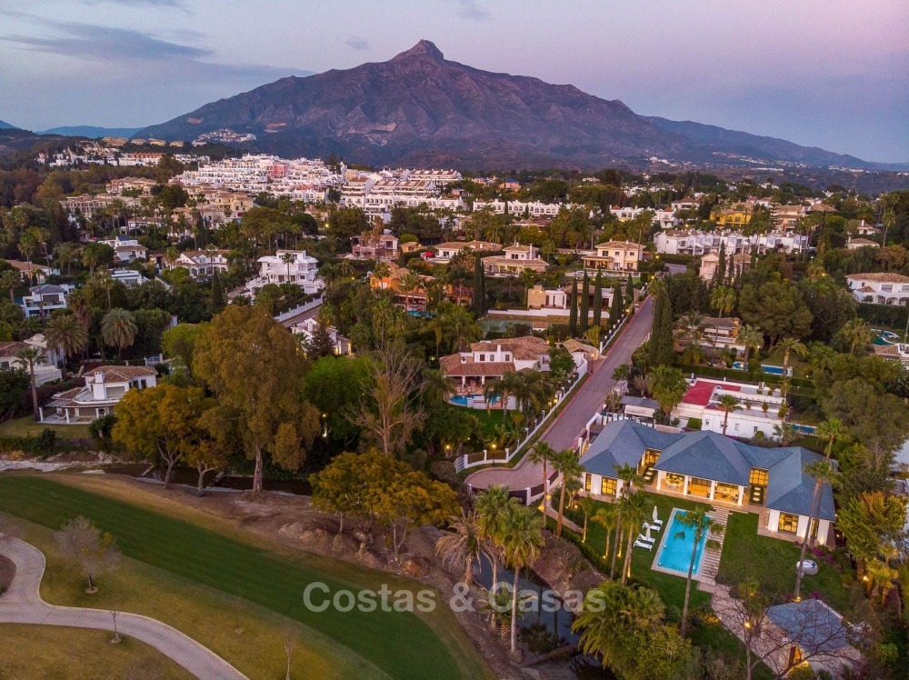 Spectacular, contemporary luxury villa for sale, frontline golf in Las Brisas, Nueva Andalucia, Marbella 10643