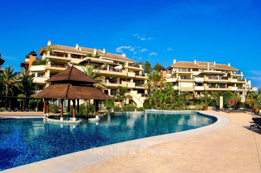 Exclusive frontline beach penthouse apartment with sea views for sale - Puerto Banus, Marbella 10682
