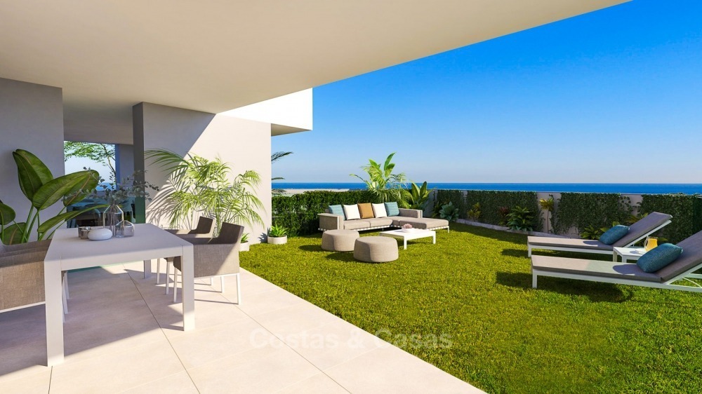 Modern contemporary luxury apartments with stunning sea views for sale, walking distance from the beach, La Duquesa, Manilva, Costa del Sol 10824