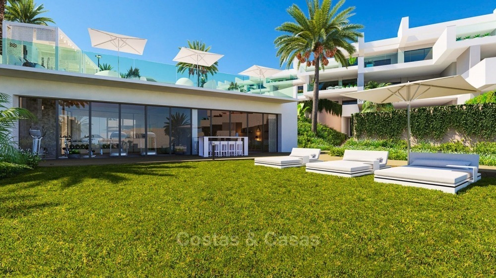 Modern contemporary luxury apartments with stunning sea views for sale, walking distance from the beach, La Duquesa, Manilva, Costa del Sol 10826