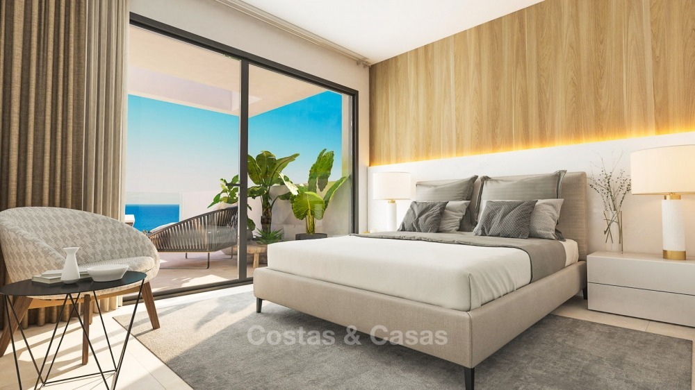 Modern contemporary luxury apartments with stunning sea views for sale, walking distance from the beach, La Duquesa, Manilva, Costa del Sol 10832