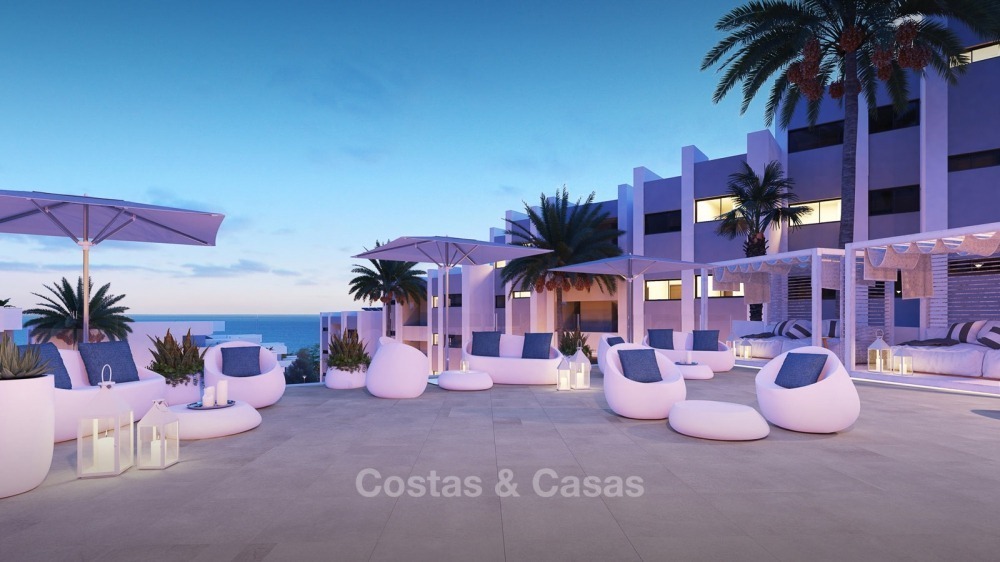 Modern contemporary luxury apartments with stunning sea views for sale, walking distance from the beach, La Duquesa, Manilva, Costa del Sol 10838