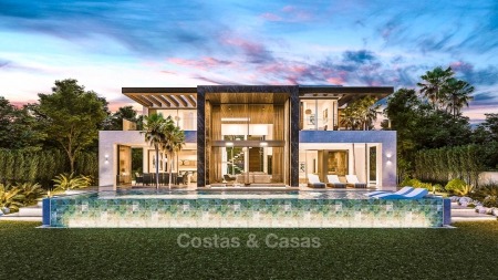Eye-catching contemporary style villa for sale on the New Golden Mile, between Marbella - Estepona 10856