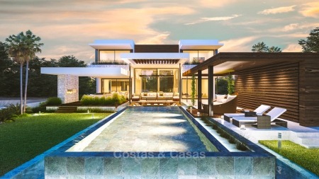 Spectacular contemporary style villa for sale on the New Golden Mile - Estepona East, Marbella 10858