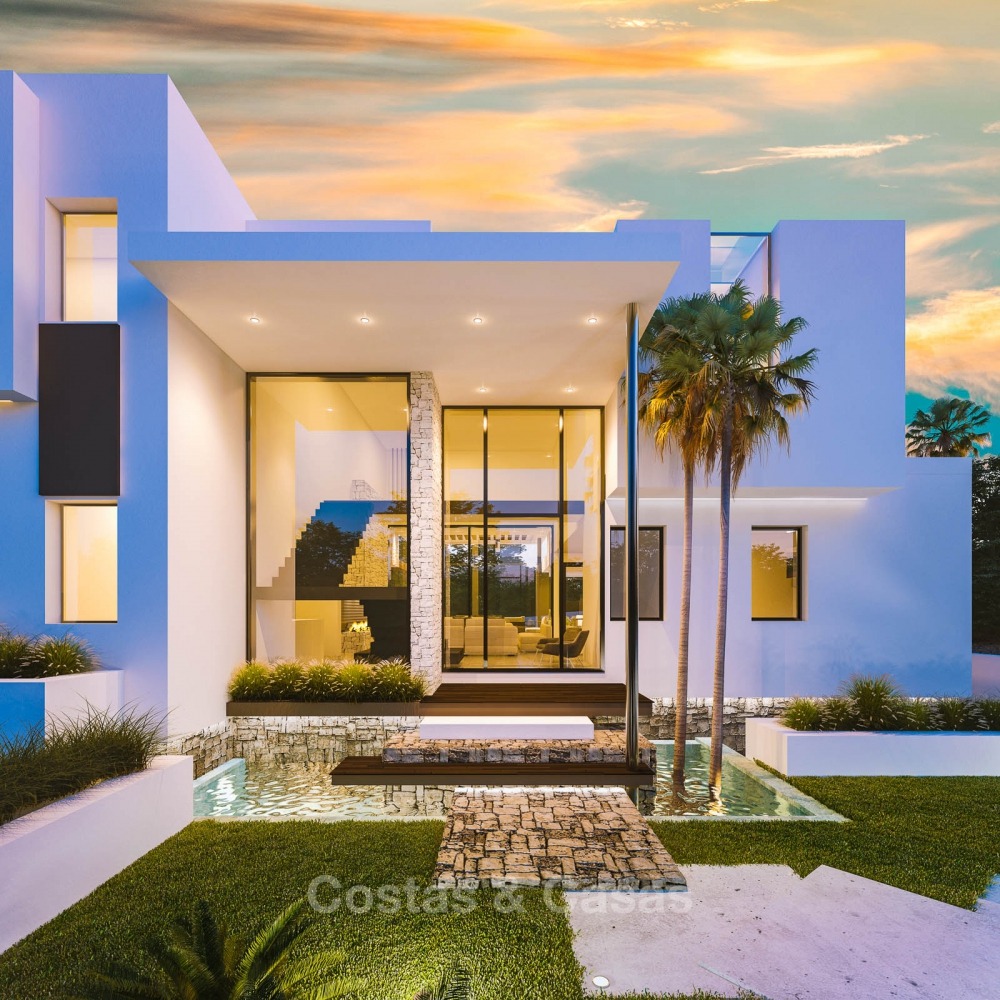 Spectacular contemporary style villa for sale on the New Golden Mile - Estepona East, Marbella 10859
