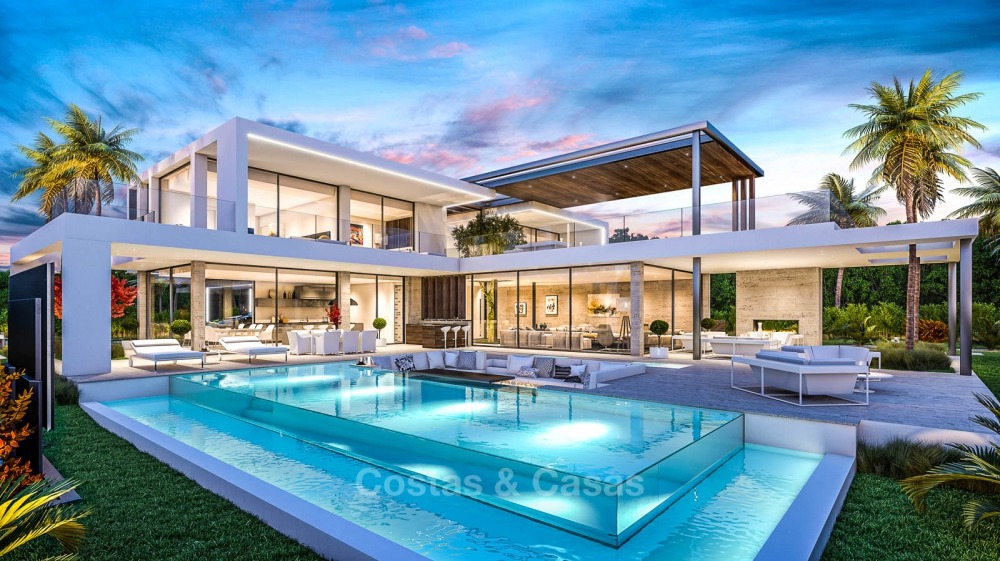 Luxurious contemporary beachside villa for sale, New Golden Mile between Marbella and Estepona 10861