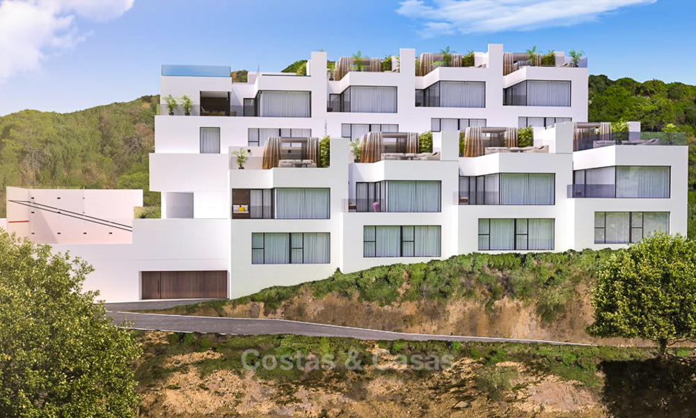 Charming, excellent value new townhouses for sale in Benahavis town centre 10983