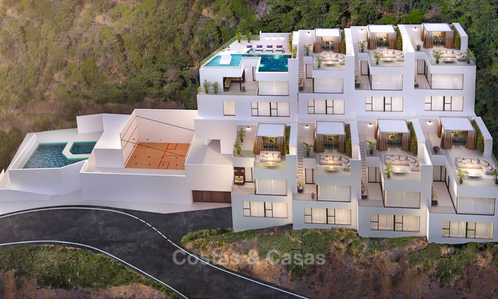 Charming, excellent value new townhouses for sale in Benahavis town centre 10984