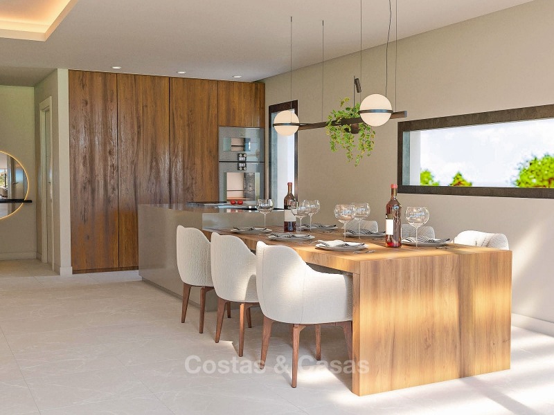 New, exclusive, modern luxury villas in a prime golf resort for sale, Mijas, Costa del Sol 11004 